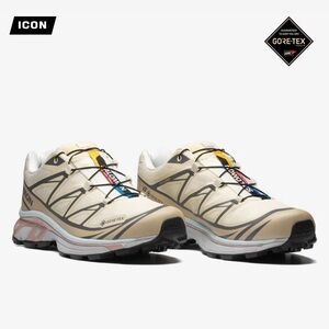Salomon XT-6 GTX. GORE-TEX. Waterproof. Almond milk. Unisex